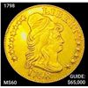 Image 1 : 1798 Lg 8 13 Star Reverse $5 Gold Half Eagle UNCIRCULATED