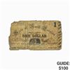 Image 1 : 1861 $1 State Treasury Note - North Carolina