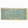 Image 2 : 1864 $20 Confederate States of America Note