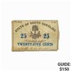 Image 1 : 1863 25 Cents State of South Carolina Note