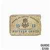 Image 1 : 1863 15 Cents State of South Carolina Note