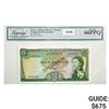 Image 1 : 1963  Jersey 1 Pound ND Specimen Currency Legacy GEM UNC PPQ