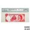 Image 1 : 1972  Caymen Islands $10 Currency Board Legacy GEM UNC PPQ