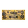 Image 2 : 1862 $100 Confederate States/State of Mississippi
