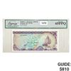 Image 1 : 1983  Maldives 5 Rufiyaa Currency Legacy GEM UNC PPQ