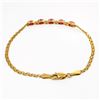 Image 2 : 10k yg 7 inch Ruby & Diamond Bracelet