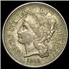 Image 1 : 1865 Nickel Three Cent CLOSELY UNCIRCULATED