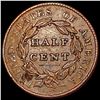 Image 2 : 1828 Classic Head Half Cent CLOSELY UNCIRCULATED