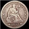 Image 1 : 1853-O Arrows Rays Seated Liberty Quarter LIGHTLY CIRCULATED