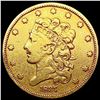 Image 1 : 1837 $5 Gold Half Eagle LIGHTLY CIRCULATED