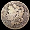 Image 1 : 1891-CC Morgan Silver Dollar NICELY CIRCULATED