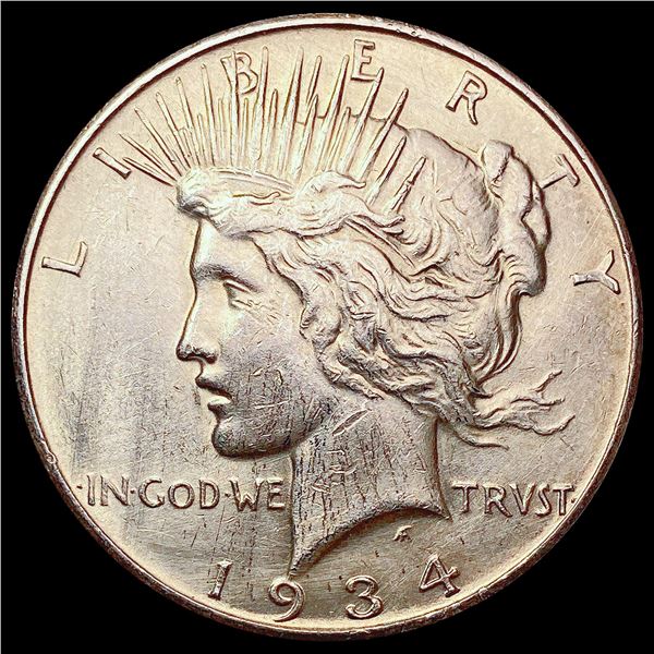 1934-D Silver Peace Dollar CLOSELY UNCIRCULATED