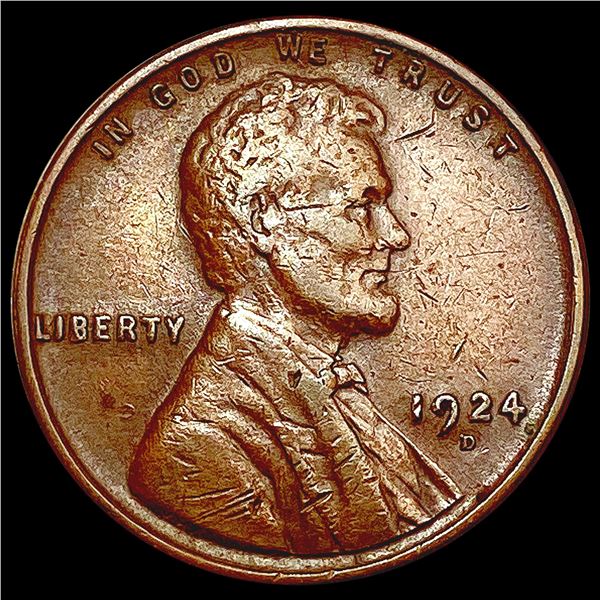 1924-D Wheat Cent CLOSELY UNCIRCULATED