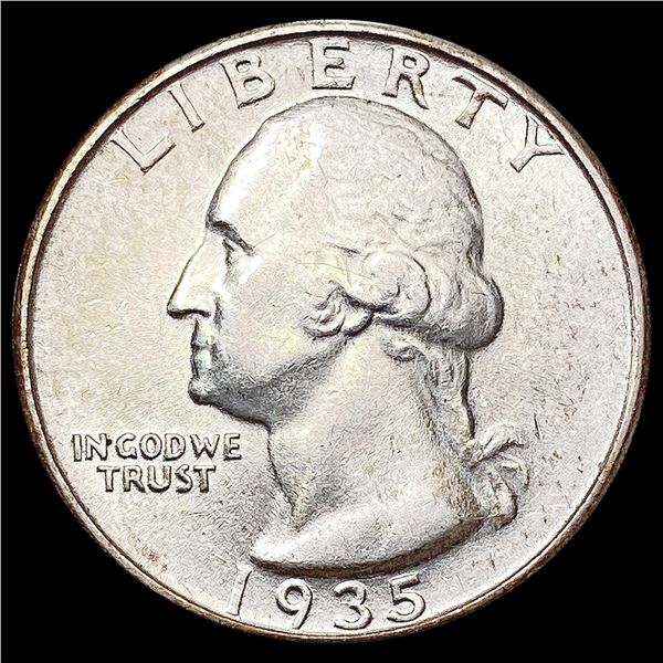 1935 Washington Silver Quarter CHOICE AU