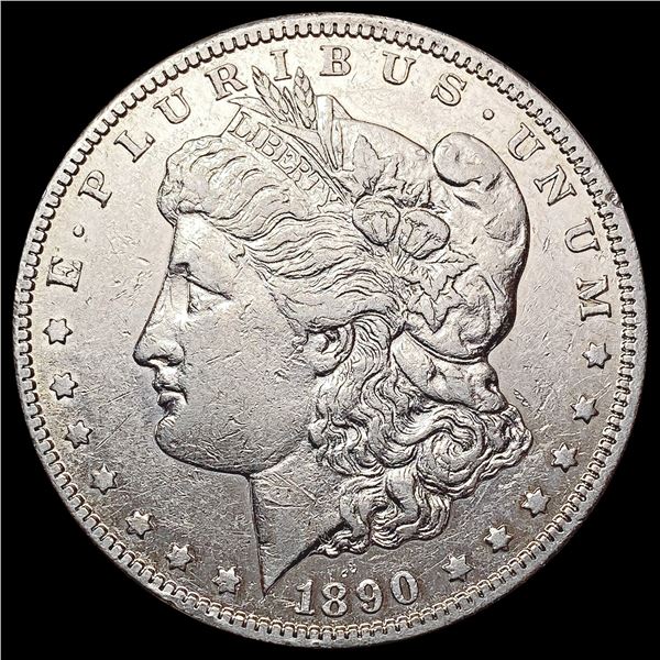 1890-CC Morgan Silver Dollar CLOSELY UNCIRCULATED