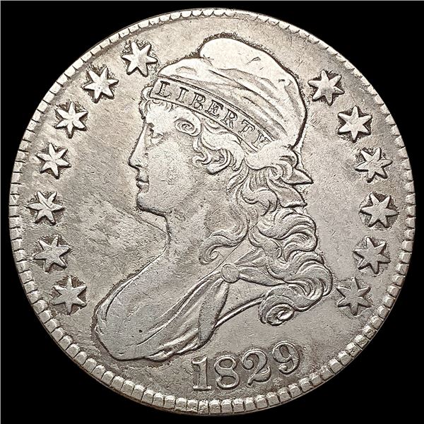 1829 Capped Bust Half Dollar CLOSELY UNCIRCULATED