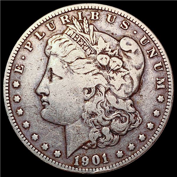 1901-S Morgan Silver Dollar LIGHTLY CIRCULATED