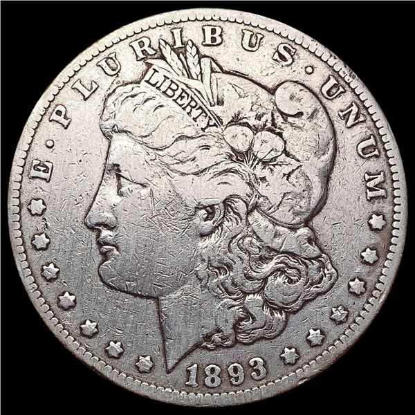 1893-CC Morgan Silver Dollar NICELY CIRCULATED