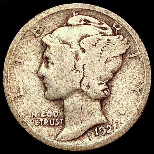 1921 Mercury Dime NICELY CIRCULATED