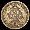 Image 2 : 1873 Arrows Seated Liberty Dime NICELY CIRCULATED