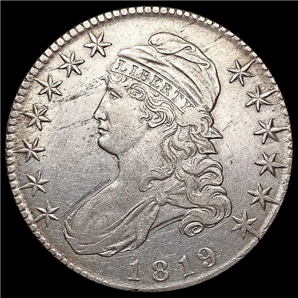 1819 Capped Bust Half Dollar CLOSELY UNCIRCULATED