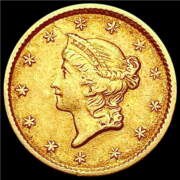 1853 Rare Gold Dollar CLOSELY UNCIRCULATED