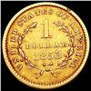 Image 2 : 1853 Rare Gold Dollar CLOSELY UNCIRCULATED