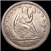 Image 1 : 1857 Seated Liberty Quarter CLOSELY UNCIRCULATED