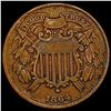 Image 1 : 1864 Small Motto Two Cent Piece LIGHTLY CIRCULATED