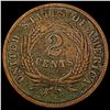 Image 2 : 1864 Small Motto Two Cent Piece LIGHTLY CIRCULATED