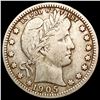 Image 1 : 1905 Barber Quarter NICELY CIRCULATED