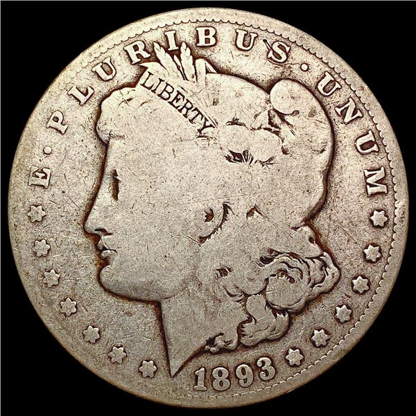 1893-CC Morgan Silver Dollar NICELY CIRCULATED