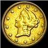 Image 1 : 1851 Rare Gold Dollar HIGH GRADE