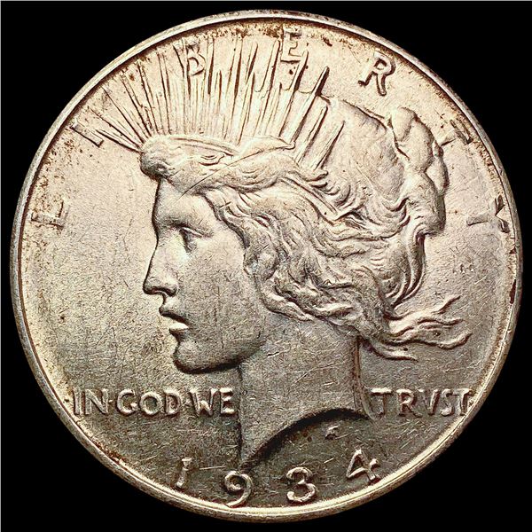 1934-D Silver Peace Dollar CLOSELY UNCIRCULATED