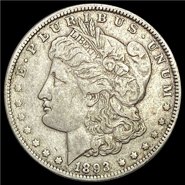 1893 Morgan Silver Dollar LIGHTLY CIRCULATED