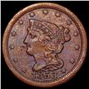 Image 1 : 1853 Braided Hair Half Cent CLOSELY UNCIRCULATED