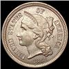 Image 1 : 1881 Nickel Three Cent UNCIRCULATED