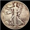Image 1 : 1938-D Walking Liberty Half Dollar NICELY CIRCULATED