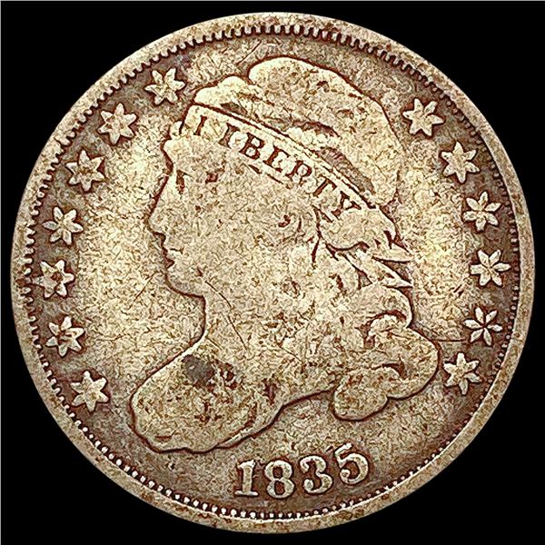 1835 Capped Bust Dime NICELY CIRCULATED