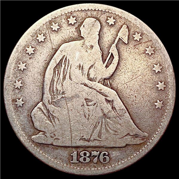 1876-S Seated Liberty Half Dollar NICELY CIRCULATED
