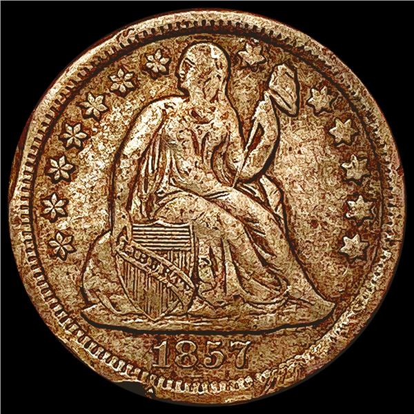 1857 Seated Liberty Dime CLOSELY UNCIRCULATED