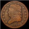 Image 1 : 1829 Classic Head Half Cent NICELY CIRCULATED