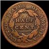 Image 2 : 1829 Classic Head Half Cent NICELY CIRCULATED
