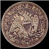 Image 2 : 1853 Arrows Rays Seated Liberty Quarter LIGHTLY CIRCULATED