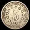 Image 2 : 1872 Shield Nickel NICELY CIRCULATED