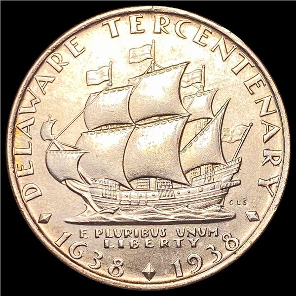 1936 Delaware Half Dollar CHOICE BU