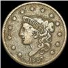 Image 1 : 1837 Coronet Head Large Cent LIGHTLY CIRCULATED