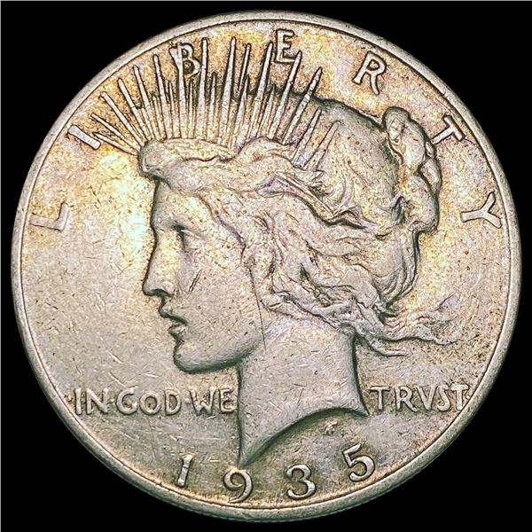 1935-S Silver Peace Dollar NEARLY UNCIRCULATED