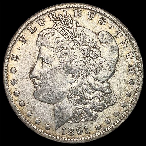 1891-O Morgan Silver Dollar NEARLY UNCIRCULATED