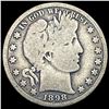 Image 1 : 1898-O Barber Half Dollar NICELY CIRCULATED